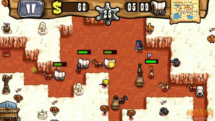 安卓:西部牛仔塔防 槍之榮耀 Guns'n'Glory v1.5.3最新版