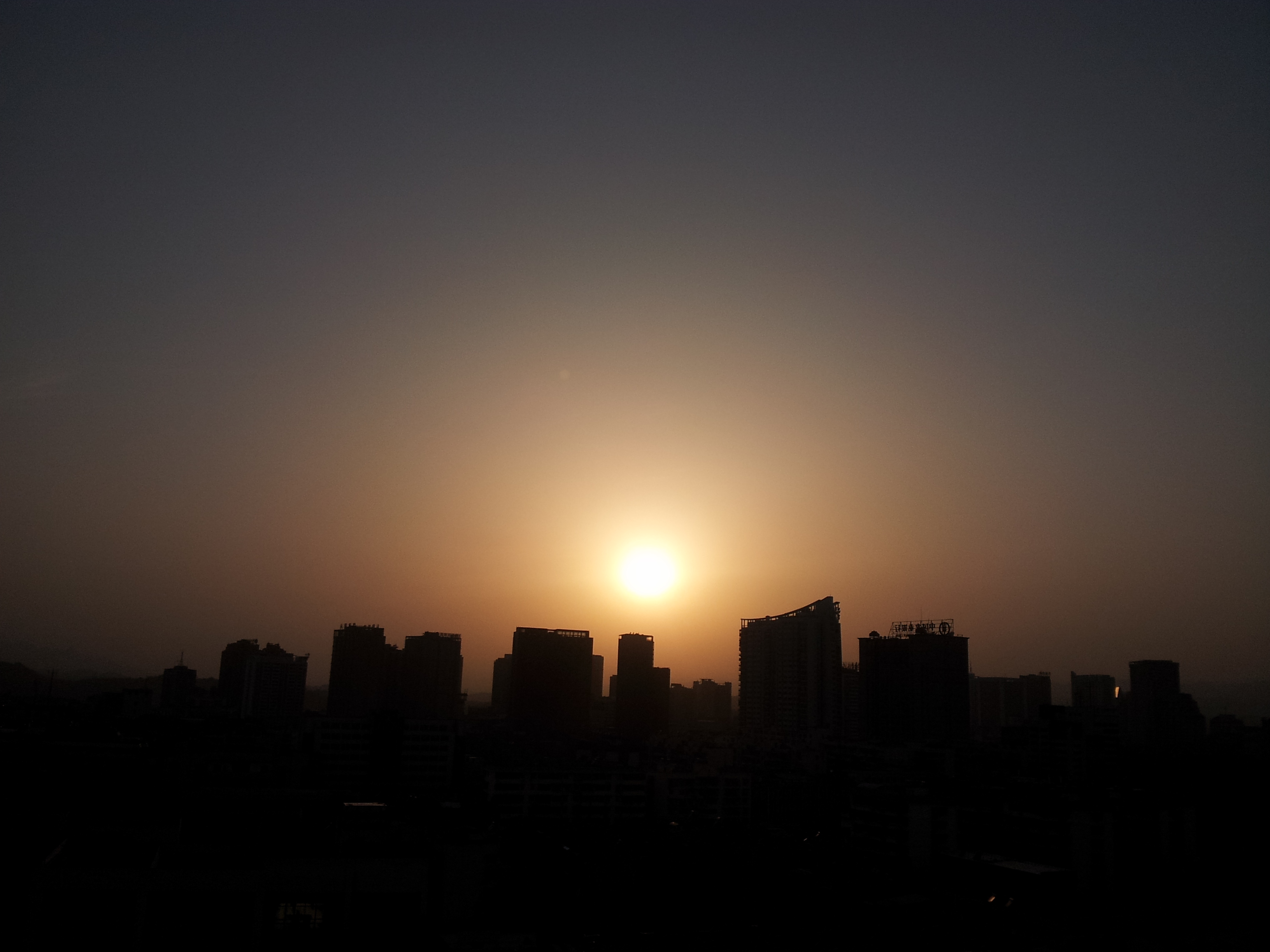 夕照一