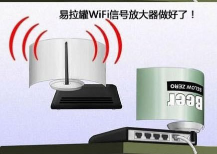 路由器套上易拉罐：WiFi信號增強(qiáng)