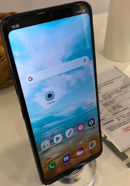 LG G7真機曝光 旗艦級“水桶機”了解一下