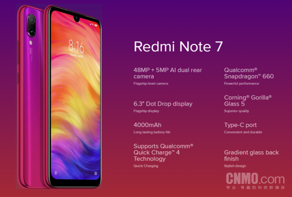 紅米Note 7英國正式發(fā)布：5月7日線上線下同步開售